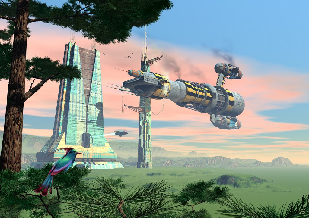 cargo spaceship